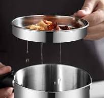 Kaemi 2.2L Bacon Grease Container With Strainer - Oil Storage Jug With  Filter, Lid & Handle For Kitchen