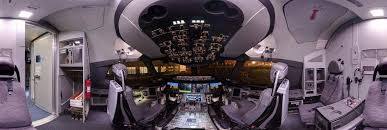 Tahirli.net a month ago started a project of 360 panoramas, and recently added panorama of boeing 787 cabin and cockpit. Boeing 787 Dreamliner Cockpit 360 Panorama 360cities