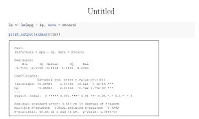R Markdown To Pdf Printing Console Output Stack Overflow