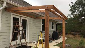 A dormer can also be rafter: Porch Cover Construction Diy In 5 Days Timelapse Youtube