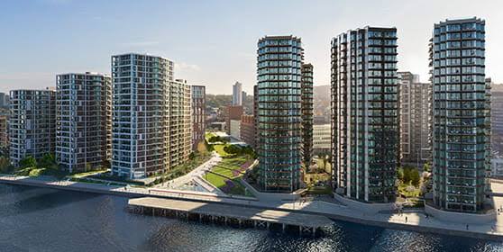 Riverside Towers And New Builds