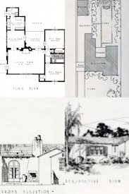 Small House Competition Santa Barbara 1923 Floor Plans And Elevation Drawn By Paul R Williams In 2020 Small House Small House Architects Architectural Competition