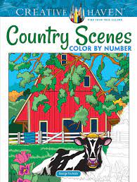 They may be set by us or by third party providers whose services we have added to. Creative Haven Country Scenes Color By Number Adult Coloring Creative Haven Coloring Books George Toufexis Amazon De Bucher