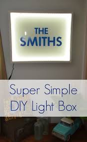 Simple Light Box Using Shadow Box Frame And Led Light Strips Www Ciburbanity Com Led Lighting Diy Light Box Diy Diy Lighting