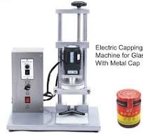 Electric Glass Bottle Lug Capping Machine/Jam Glass Jar Cap Closure Sealer 110V