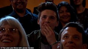 David Beckham embarrasses son Brooklyn