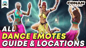 All Dance Emote Locations, Exiled Lands - Showcase & Guide | Conan Exiles -  YouTube