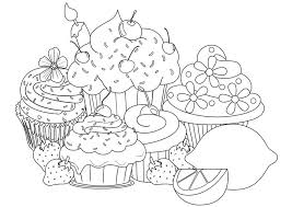 Cake And Cupcake Coloring Sheets For Kids Coloring Pages For Kids On Coloring Fork In 2020 Hello Kitty Colouring Pages Cupcake Coloring Pages Abstract Coloring Pages