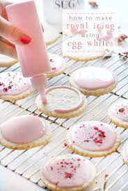 Check out the best eggless sugar cookie recipe ever!! How To Make Royal Icing With Egg Whites Family Spice