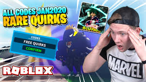 Welcome to boku no roblox, a game inspired by the anime my hero academia. Boku No Roblox Remastered All Codes Crazy Legendary Quirks January 2020 Youtube