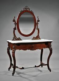 American Rococo Carved Rosewood Dressing Table Nov 24 2013 Neal Auction Company In La Antique Decor Dressing Table Antique Victorian Furniture