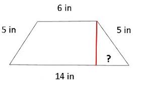 The formula for the area of a trapezoid is the average of the bases multiplied by the altitude. How To Find The Altitude Of A Trapezoid Video Lesson Transcript Study Com