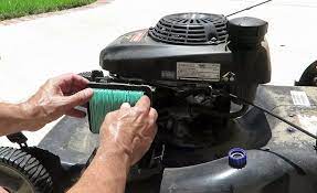 Wash the filter dispense a small amount of liquid dish soap, about the size of a nickel, into a bucket and fill with warm water. How To Clean A Lawn Mower Air Filter Here Is The Process