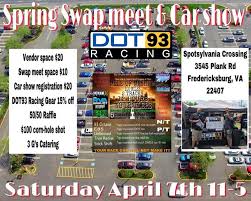 Swap meet and car corral spaces cost $65 before the event and $70 at the gate. Spring Swap Meet Car Show Find Car Meets