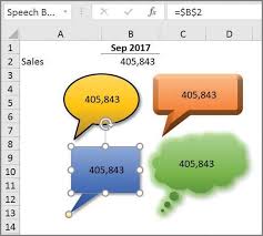 Microsoft Excel How To Link Text Boxes To Data Cells