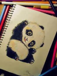 Pin By Paige Chiki On Desenho Panda Drawing Cute Drawings Art
