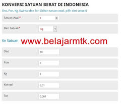 Faktor konversi ton ke kg adalah sebagai berikut. Konversi Satuan Berat Ons Kg Pons Ton Dan Kwintal