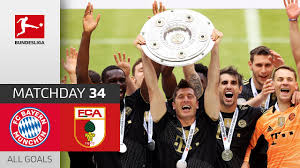 Bayern münchen is playing next match on 13 aug 2021 against borussia m'gladbach in bundesliga.when the match starts, you will be able to follow borussia m'gladbach v bayern münchen live score, standings, minute by minute updated live results and match statistics. Lewy Record Bayern Trophy Lift Fc Bayern Munchen Fc Augsburg 5 2 All Goals Md 34 Youtube