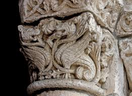 Dragons Chapiteau Du Portail Ouest Eglise De Champmillon Charente C Region Poitou Charentes Inventaire Du Patrimoine Culturel Art Roman Patrimoine Art