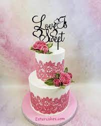 Love Is Sweet Cake Topper Wedding Decorations Valentine S Day Cake Decor 713154172133 Ebay