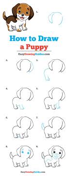 Easy drawing tutorials for beginners. How To Draw A Puppy Really Easy Drawing Tutorial Puppy Drawing Easy Drawing Tutorial Easy Drawing Tutorials For Kids