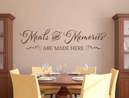 Dining room quotes wall stickers come gather at our table wall decal sticker for kitchen living room family decor sign quote vinyl wall art decor (32''×10.5'') 5.0 out of 5 stars 1 $10.99 $ 10. Vinyl Wall Quote For The Dinning Room Kitchen Wall Quotes Kitchen Vinyl Dining Room Quotes