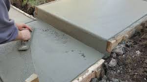 How do you make a concrete form? How To Pour Concrete Steps Wet Face Concrete Steps Youtube