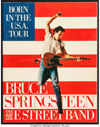 Unique e street band posters designed and sold by artists. Bruce Springsteen And The E Street Band Born In The U S A Tour Lot 52059 Heritage Auctions