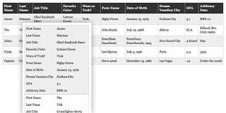 Trends On Tuesday 8 Ways To Format Tables For Responsive Web Design Data Table Web Development Design Web Design