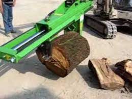 Log Splitter For Excavators Hsp1 25 Tons Wmv Youtube