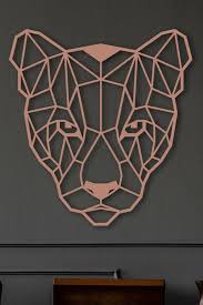 Wall art creates strong focal points and dynamic textures, unifying disparate room colors into a cohesive whole. Excited To Share This Item From My Etsy Shop Ditcowest Metal Wall Art Puma Animals Geometric Metal Wall Handmade Wall Art Metal Wall Art Animal Wall Decor