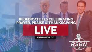 LIVE: Rededicate 250: A National Jubilee of Prayer, Praise & Thanksgiving -  05/17/26 - YouTube
