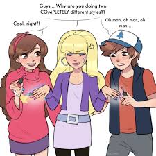 Elle on X: Dipper and Mabel paint Pacificas nails 💅 GravityFalls  fanart t.cogvOFEKGI1p  X