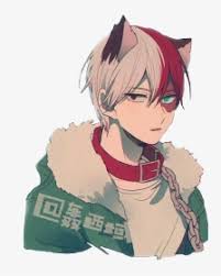 Todoroki in a maid outfit. Todorokishouto Todoroki Shouto Bnha Myheroacademia Flirty Shoto Todoroki Neko Hd Png Download Transparent Png Image Pngitem
