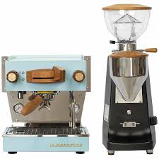Its clean lines and simple charm furnish. La Marzocco Linea Mini Blue Home Package With Black Grinder Wa Mpackbl Winning Appliances