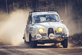 1963 Saab 96 Rally Car At The 100 Acre Wood Rally Http Anthonyroderman Com Racing In Style In A 2 Stroke Engine Stage Rally Car Saab Saab Automobile