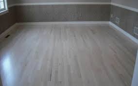 I'm considering bleaching my red oak hardwood floors. Red Oak Bleached White Stain The Floors Were Sanded Bleached Twice Stained With One Coat Of White Stain Light Oak Floors White Wash Oak Floor Red Oak Floors
