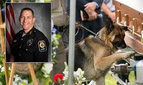 Figo Pays His Final Respects To His Fallen Partner Bardstown Ky Police Officer Jason Ellis Who Was Ambushed On May 25 2013 Police Dogs Dogs Military Dogs