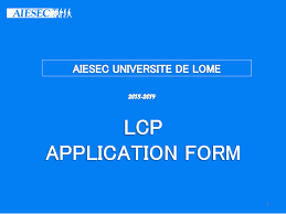 Les membres de genre en action (2011) > universite de lome. Aiesec Universite De Lome Lcp1819 Application Formpac By Robertz Issuu