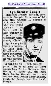 SGT Kenneth Loren Sample (1922-1945)