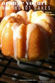 Make these showstoppers today and enjoy their beauty and deliciousness! Orange Yogurt Mini Bundt Cakes Savoring Italy