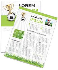 Get updates on the latest football action and find articles, videos, commentary and analysis in one place. Football Cup Newsletter Template Design Id 0000002307 Smiletemplates Com