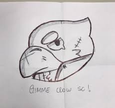 How to draw mecha crow | brawl stars hi, i'm drawany. Crow Art Bored At Work Brawlstars