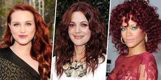 Rocking a dark and rich shade of red with subtle hints of purple creates a dramatic look that goes opting for blonde highlights is an excellent way to soften the impact of red hair. Dark Red Hair Colors Pretty Red Hair Color Ideas