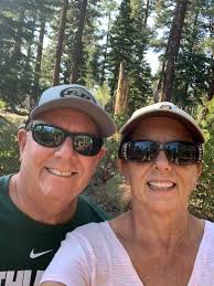 Hiking to the beach at North Lake Tahoe