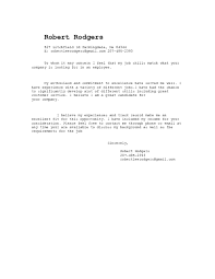 But even if you're an employee of a company and wrote the repo. Doc Rob Cover Letter Robert Rodgers Academia Edu
