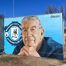 Mural of Bob Clancy, founder of Bathurst City Colts cricket and soccer  club. . . #art #artistic #artist #mural #muralart #painting #photo  #instagram