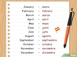 5 Ways To Write The Date In Spanish Wikihow