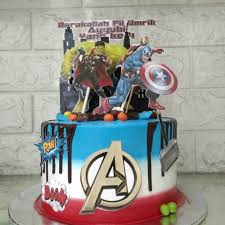 Winter soldier dan captain america; Avengers Captain America Hulk Iron Man Birthday Cake Kue Ulang Tahun Shopee Indonesia