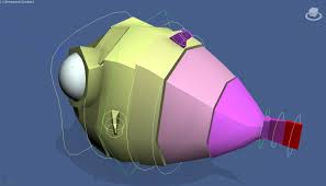 Cartoon Puffer Fish Rigged Puffer Fish Paint Selections Studio Lighting Setups